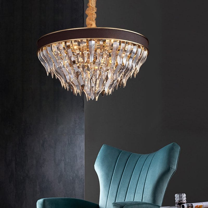 Crystal Cascade (2 Sizes) Crystal Chandelier – Light Art Studio ...