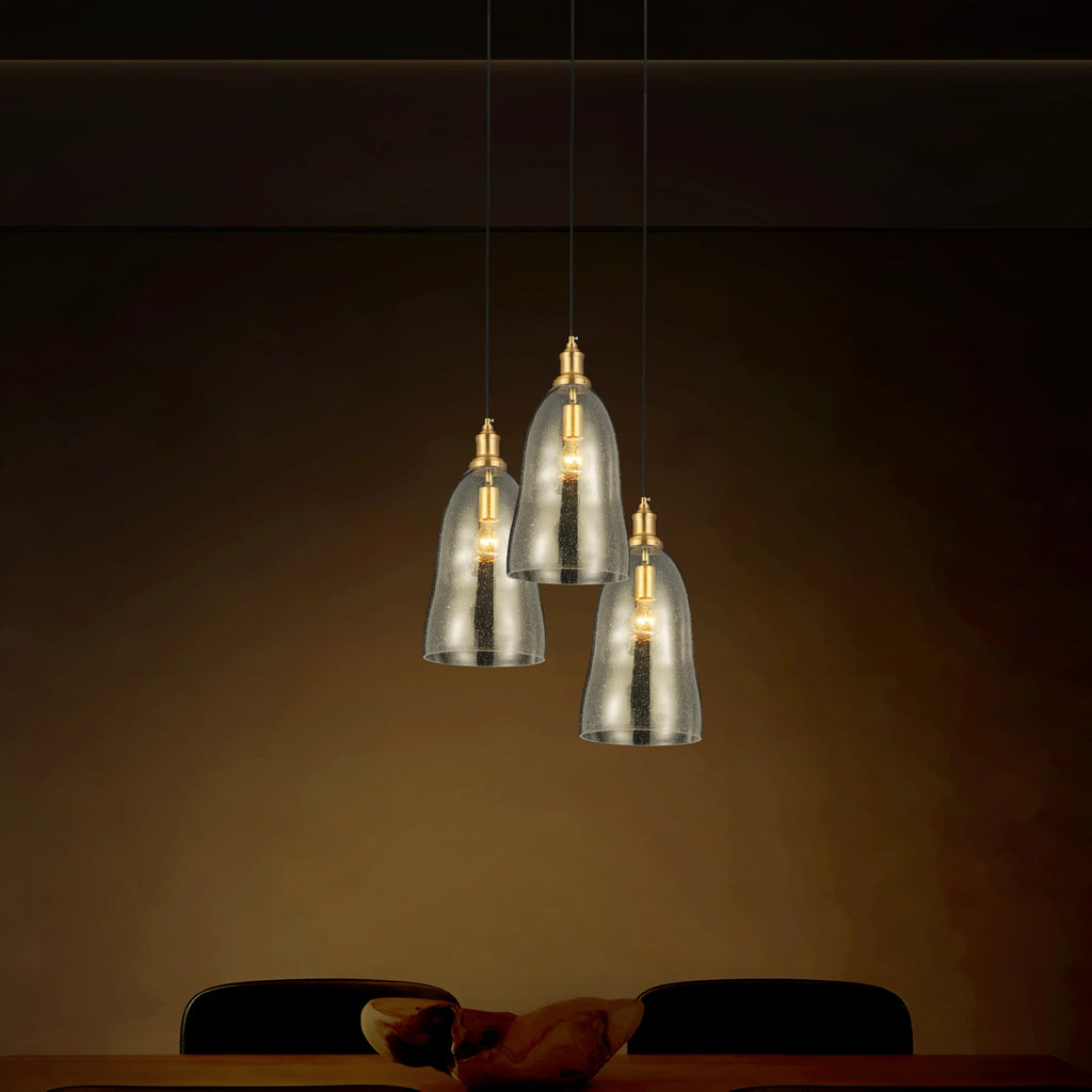 TrioBell Rustic Pendant Light