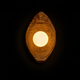 TimberHalo Rustic Resin Wood Wall Light