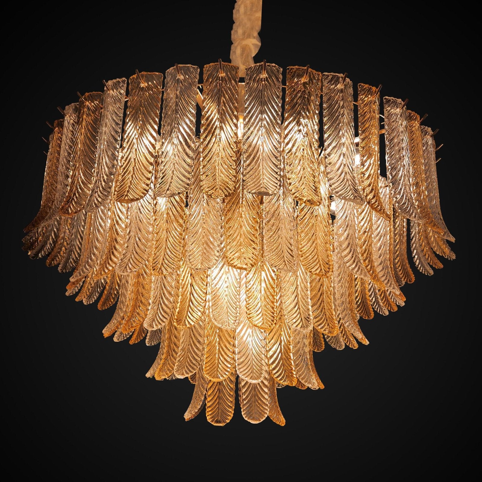 Gold On The Ceiling E14 Chandelier
