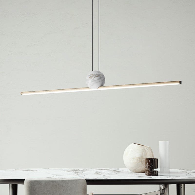 Fine Line Marble Hanging Light