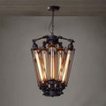 Rustic Refuge Wide Iron Pendant Light