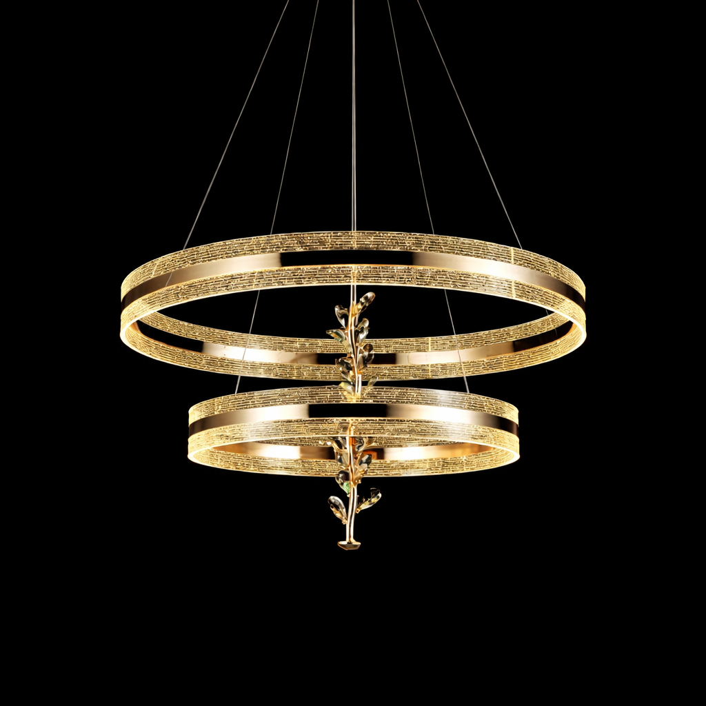 Orion Orbit Dual Ring LED Chandelier