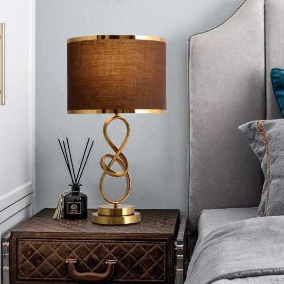 Bend Like Beckham (Iron, Fabric) Table Lamp