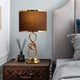 Bend Like Beckham (Iron, Fabric) Table Lamp