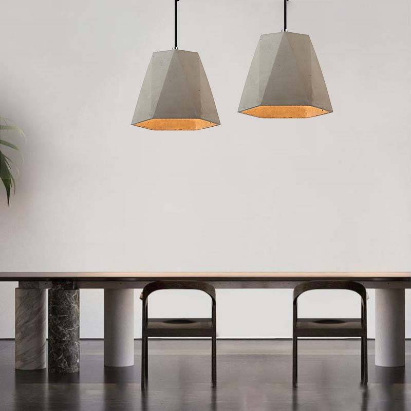 Concrete Fusion Natural Cement Pendant