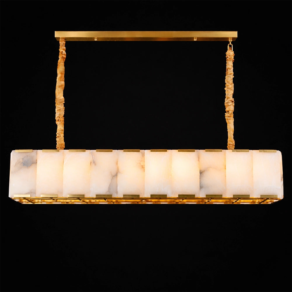Aurelia Marble Linear Chandelier