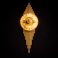 Crystal Sunburst Wall Light