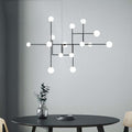 Cosmic Symphony Glass Globe Chandelier