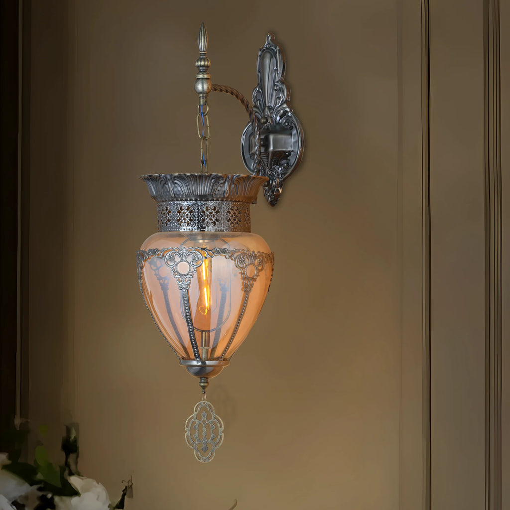 Sultan's Charm Antique Wall Lantern