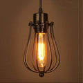 Classic Edison Iron Pendant Light