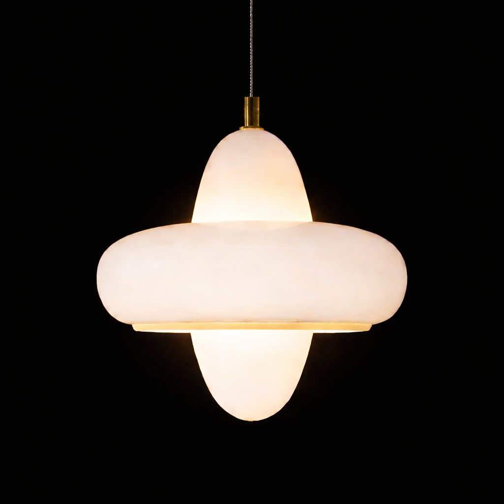 Veloura Haloform Opal Pendant Light