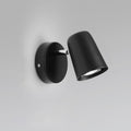 Sculpted Chic Black Wall Lamp