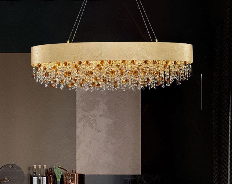 Play With Colors Oval Chandelier