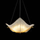 Woven Pearl Mesh Saucer Chandelier