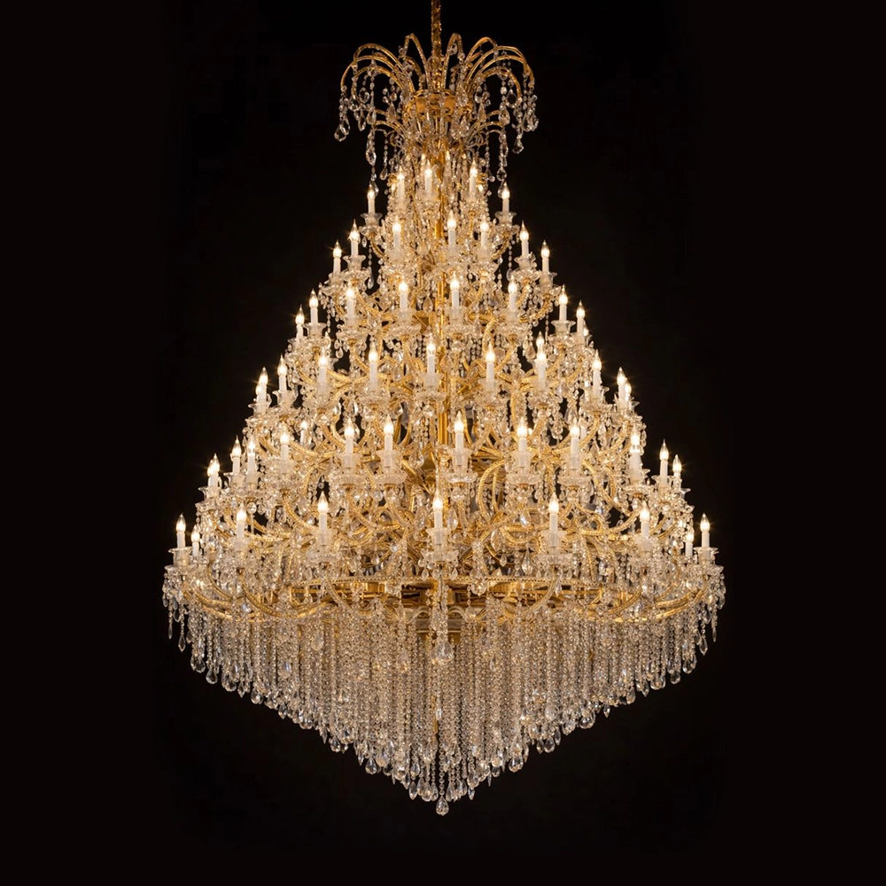 Olympus Crystal Cascade Chandelier