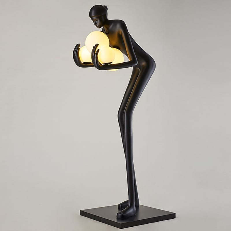 Humanoid Bent(Resin Fiber) Floor Lamp