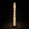 Totema Sculptural Marble Floor Lamp