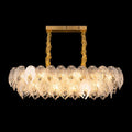 Peacock Tail Nebula Linear Chandelier