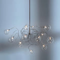 Shadow Dance (Chrome) Glass Chandelier