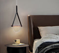 Kyoto Wood (Glass, Leather) Pendant Light