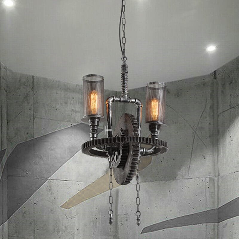 Vintage Gear Pendant Light