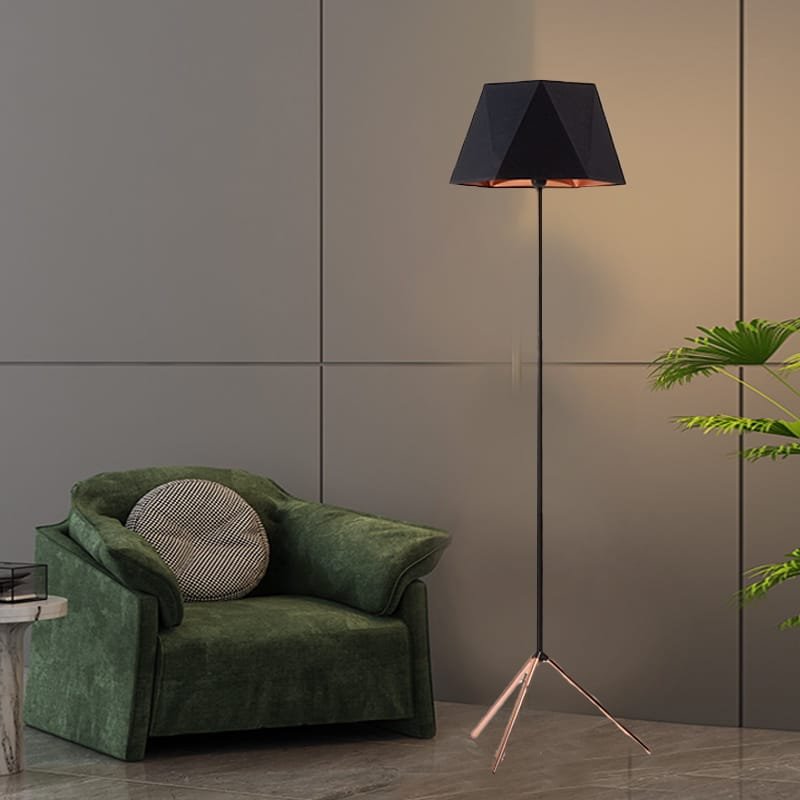 Blackened Gold Floor Lamp