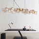 Highland Arc Linear (Iron, Stone) Chandelier