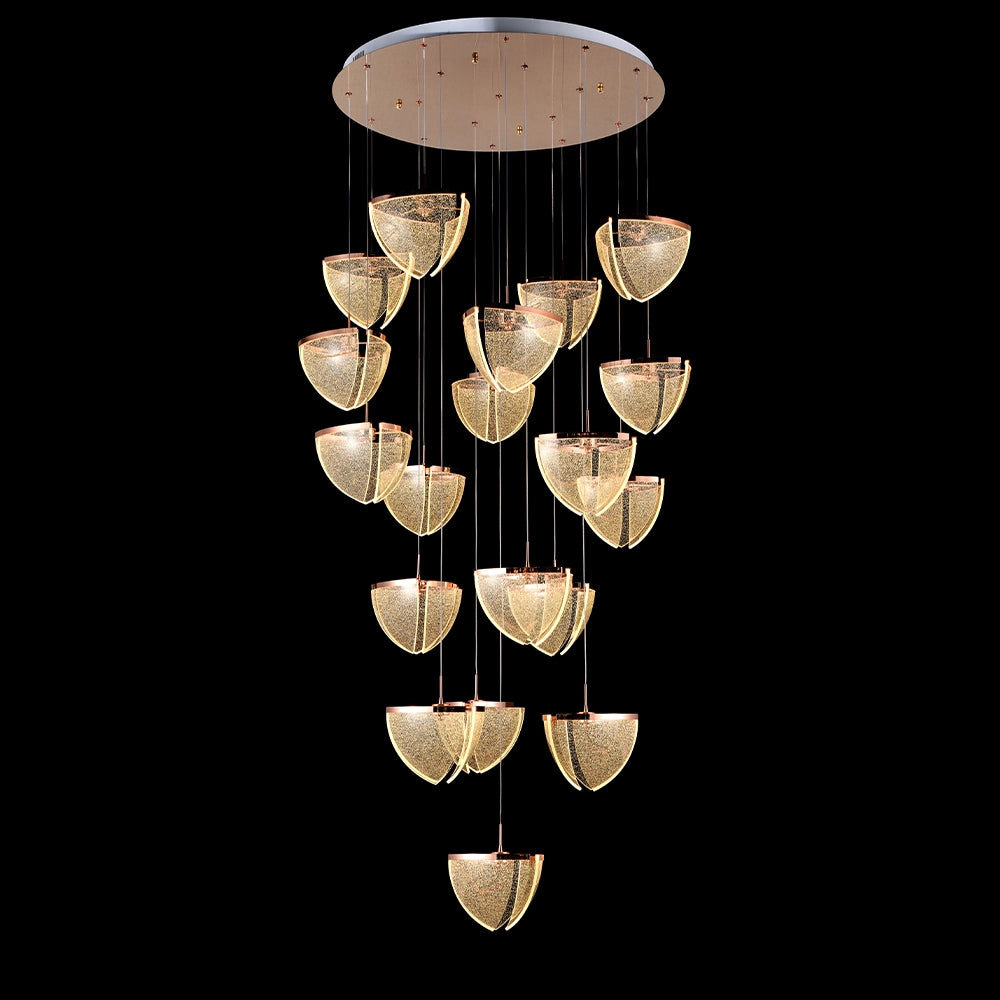 Elysian 19 Modern Shell Chandelier