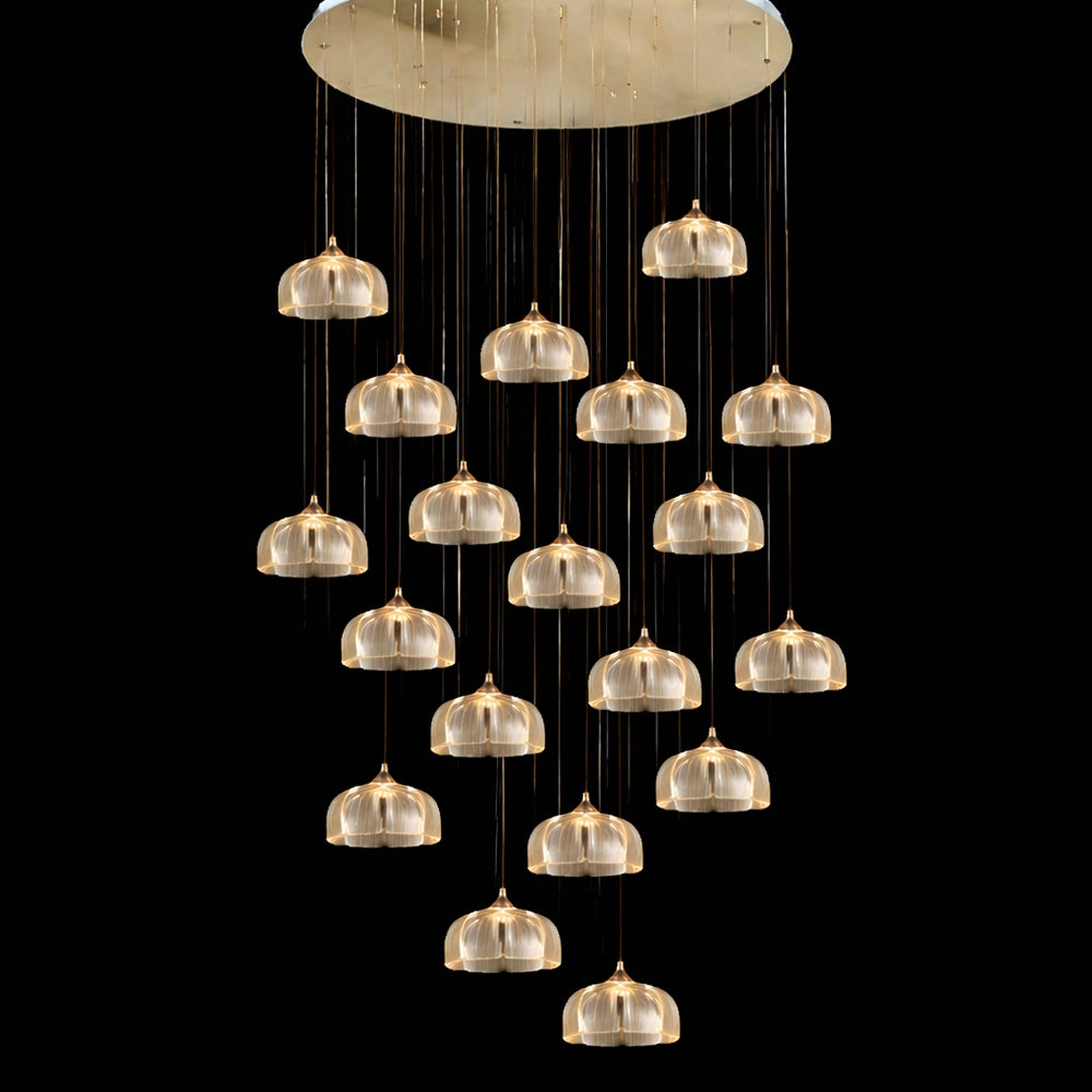 Aurelia 19 Wing Halo LED Wall Sconce