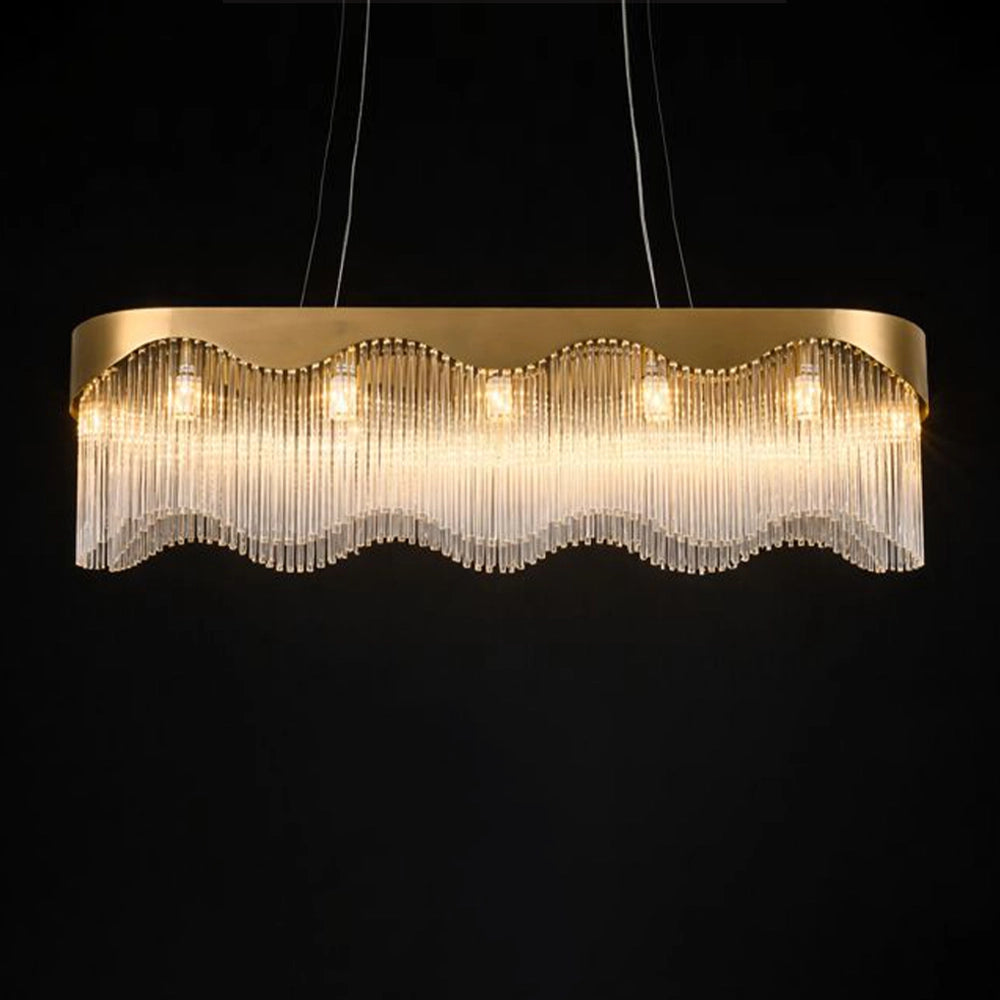 Mermaid's Fringe Tide Bar Chandelier