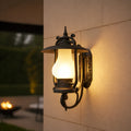 Stone Wall Mounted Outdoor Lantern Light