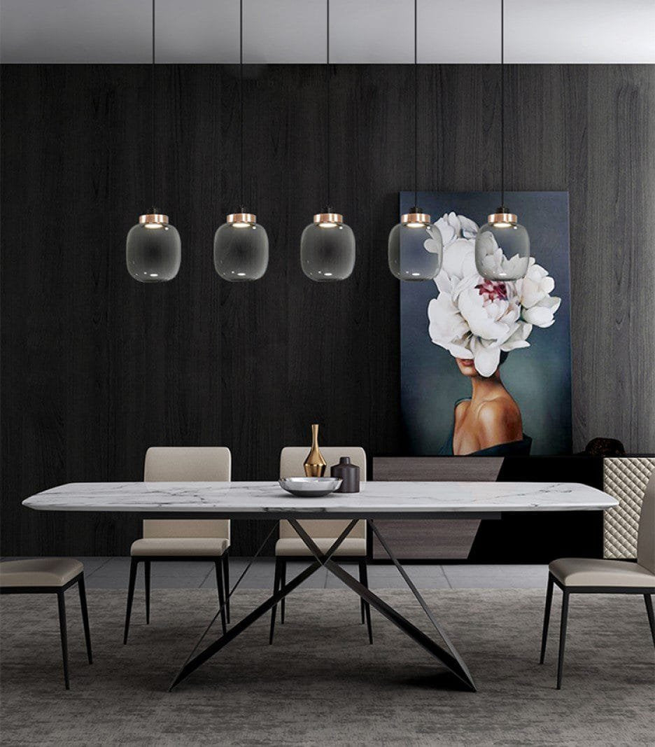 Gratai Oval LED (Glass) Pendant Lamp