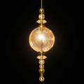 Aurora Crystal Globe Pendant