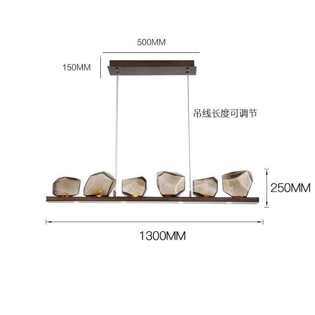 Gemstopper Glass Chandelier