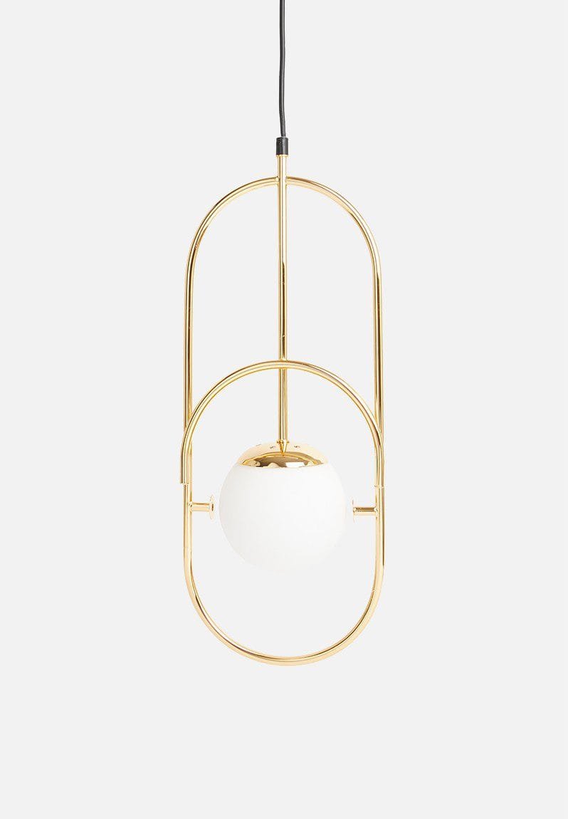Everly 2 Glass Globe Pendant Light