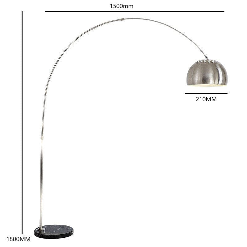 Curve Like CR7 Silver Floor Lamp