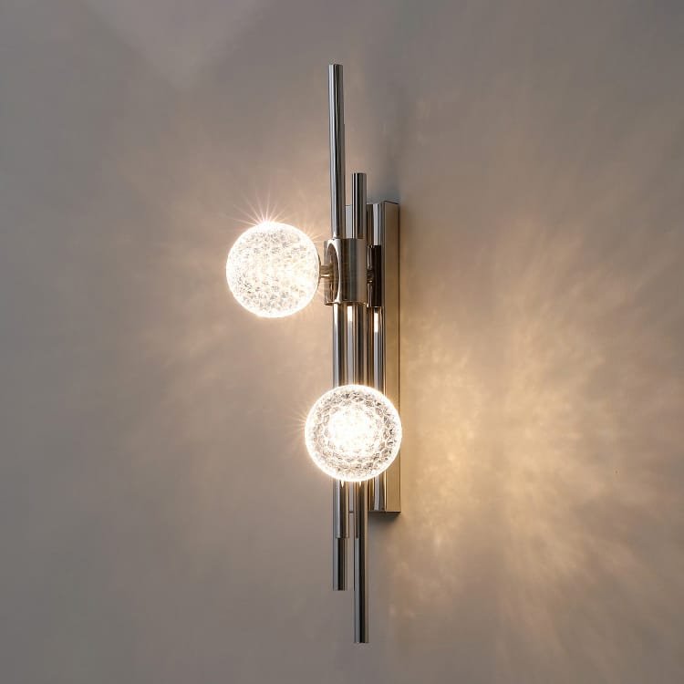 Sylvan Serenity (Duo)Chrome Wall Sconce