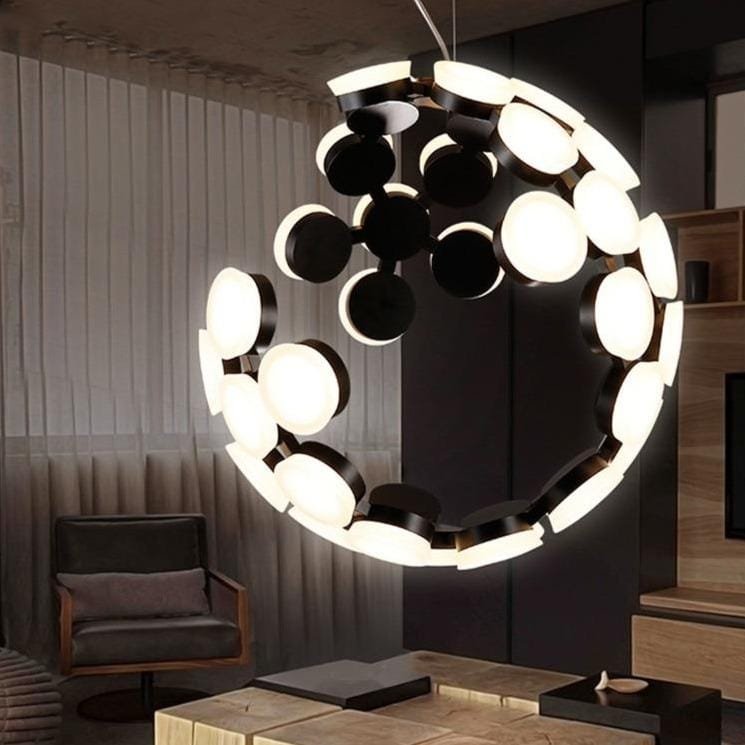 Moon Globe LED Inbuilt Chandelier