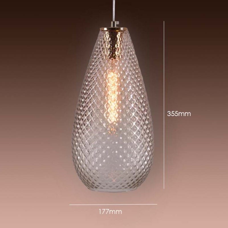 Amber Petals Pendant Lamp