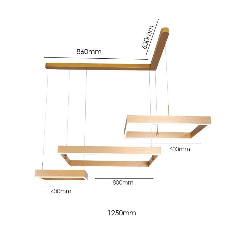 EdgeElevate LED Chandelier