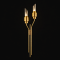 Vertex Glow Contemporary Dual Sconce