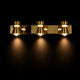 Vespera Trio Gold Mirror Lamp