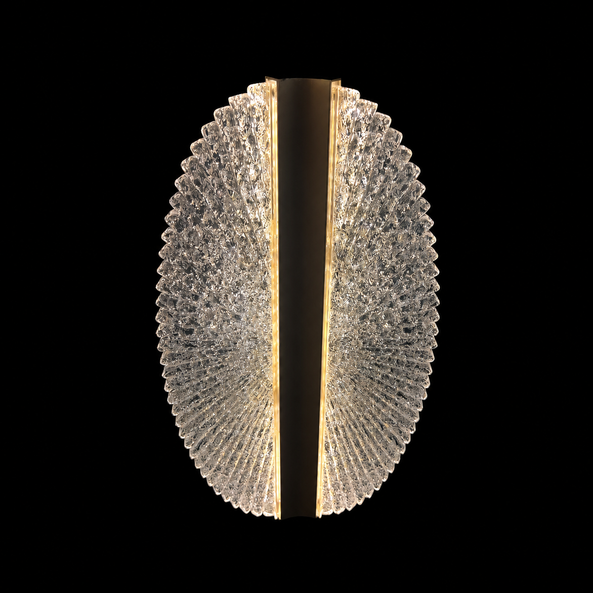 Celestia Crystal Fan Wall Sconce
