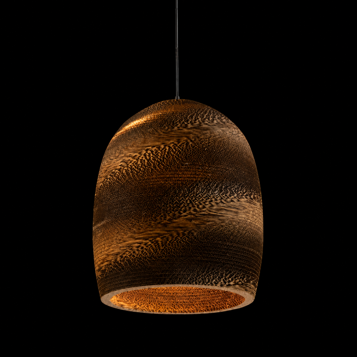 Terra Oval Textured Pendant Light