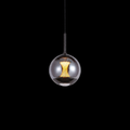 Amber Mesh Globe Pendant Lamp
