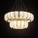 Elite Gold Ring Crystal Chandelier