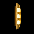 Orbita Brass Globe Wall Sconce
