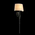 Noir Elegance Fabric Wall Sconce