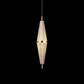 Luminara Crystal Teardrop Pendant Lamp in Rose Gold